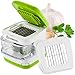 YARMOSHI Garlic Press Mincer - Garlic Slicer And Dicer with storage container and built-In cleaning tool. Premium quality, durable & sturdy construction with stainless steel blades.