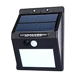 Solar Lights, APOLLED 16 LED Outdoor Wireless Solar Energy Powered Motion Sensor Wall Lights Waterproof for Patio, Deck, Yard, Garden, Driveway