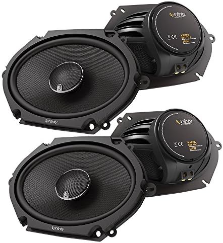 2X Infinity Kappa 682.11cf 6" x 8" / 5" x 7" 2-Way Kappa Series Coaxial Car Speakers