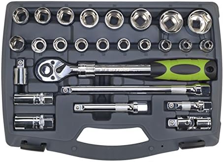 Sealey Ak7961 Socket Set 26Pc 1/2In Sq Drive 6Pt Walldrive Metric, Silver, 1/2" - Image 5