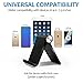 Fynix 2 Pack Cell Phone Stand, Adjustable Foldable Phone Stand Holder Cradle Compatible iPhone X 8 7 6 6s Plus Se 5 5s 5c iPad, Galaxy Smartphone Tablet E-Reader, Black