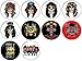 Guns N' Roses Pinback Buttons Badges/Pin 1 Inch (25mm) Set of 10 New