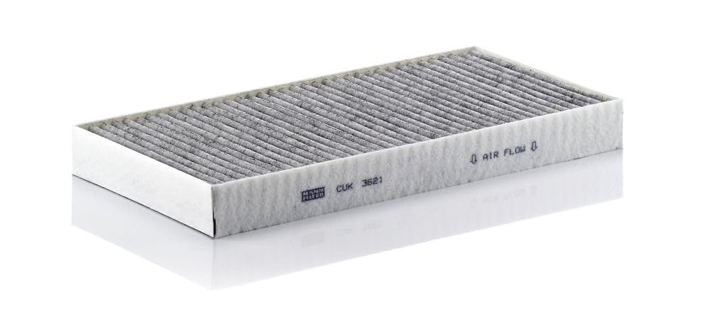 MANN-FILTER CUK 3621 Cabin Air Filter - Pollen Filter with Activated Carbon - for Cars + Transporters
