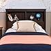 Prepac Twin Bookcase Headboard, Espresso