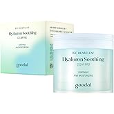 GOODAL Heartleaf Houttuynia Cordata Hyaluron Soothing Clear Pad 70 Sheets, Calming Redness Relief Daily Facial Toner Pad for Sensitive Skin, Korean Skin Care, Instant Cooling