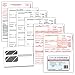 1099 Misc Tax Forms 2019 - Tangible Values 4-Part Kit with Envelopes - QuickBooks and Intuit Compatible, 50 Pack primary