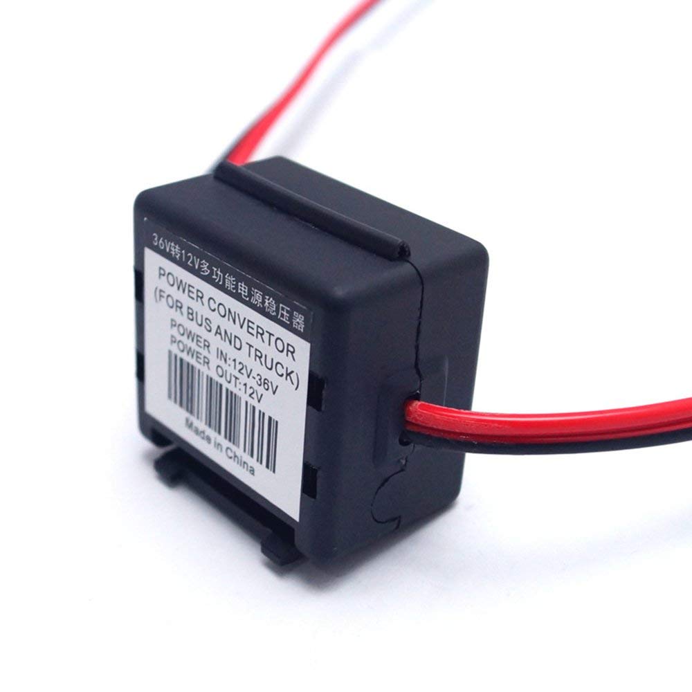 36V T0 12V Car Stereo Power Noise Filter Remove for LED Light or