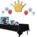 Black Panther Party Supplies Birthday Party Balloons and Tableware Decoration Bundle
