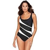 Miraclesuit Women's Swimwear DDD-Cup Helix Tummy Control Underwire Scoop Neckline One Piece Swimsuit