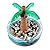 BESTOMZ Inflatable Palm Tree Cooler 35â€³ Width 11.5" Deep with Drain Plug Inflatable Serving Bar