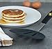 Pancake Turner Spatula Heat Resistant Silicone and Flexible Stainless Steel for Non Stick Cookware