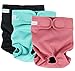 Paw Legend Washable Reusable Female Dog Period Diapers for Heat Doggie Puppy Diapers for Female Dogs (3 Pack,X-Small)