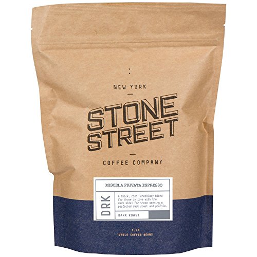 Stone Street Coffee Miscela Privata Espresso Gourmet Whole Bean Coffee, 1lb