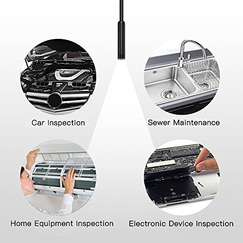 Купить WiFi Endoscope, ZOTO Wireless Borescope Semirigid Inspection