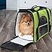 Paws & Pals Airline Approved Pet Carrier - Soft-Sided Carriers for Small Medium Cats and Dogs Air-Plane Travel On-Board Under Seat Carrying Bag with Fleece Bolster Bed for Kitten Cat Puppy Dog Taxi