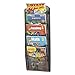 Safco Mesh Magazine Holder, 5 Pocket Wall Mount Display Rack, Brochure Organizer, Durable Steel Construction, 5lb Capacity, Black