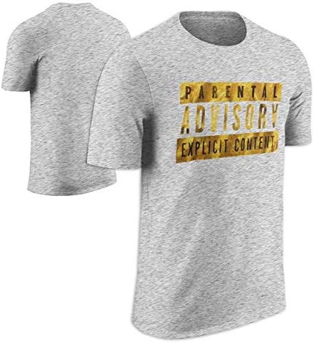 Parental Advisory Explicit Content Warning Label - Gold Foil T-Shirt