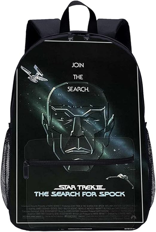 3D printing Backpack Star Trek 3 Shocking School Bags for Teenage