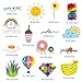 BOENFU 45-Pack VSCO Stickers for Water Bottles, Cute Waterproof Asethetic Trendy 100% Vinyl Stickers for Water Bottle Hydro Flask Laptop Computer Mack