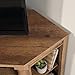 Sauder Palladia Corner TV Stand Console Entertainment Credenza, in Vintage Oak