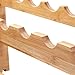 Mosa Natural Bamboo 18 Bottle Wine Rack (33.5