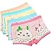 BOOPH Soft Cotton Girl Panties Briefs Toddler Underwear 5-7 Years Rabbit 5 Pack