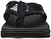 FitFlop Women's Surfa Sequin Flip Flop, Black, 6 M US