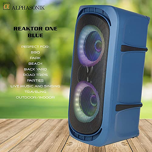 Alphasonik Reaktor One Portable Party Speaker Box High Power Alpha Bass
