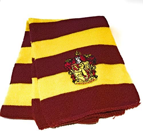 HARRY POTTER HOUSE SCARF WITH LOGO GRYFFINDOR, LED WAND, TIE, GLASSES DRESS UP COSTUME WORLD BOOK DAY