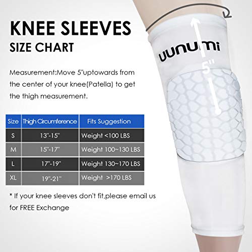 image for uunumi Basketball Knee Pads,1 Pair Youth Adult Volleyball Wrestling Kn
