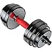 Featol Adjustable Dumbbells Total 77.2 Lbs (38.6lbs X 2pc) Weight Set Dumbbell Weights Muscle Builder Gym Equipment Fitness Equipment for Bodybuilding