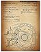 Wankel Rotary Engine - 11 x 14 Unframed Patent Print - Great Gift for the Mazda, RX-8, Drifitng, or Auto Enthusiast.
