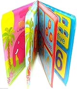 First Steps Set of 4 Baby Bath Books ABC Numbers Letters Floating view 7