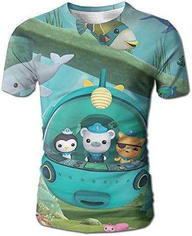 RICHA CHEZ T-shirt Octonauts Unisex 3d Digital Printed Sexy Charm Comfortable Youth T-shirt
