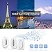 Wireless Doorbell, AVANTEK Waterproof Chime Kit, Operating at 300 Meters, 2 Plug-in Receivers, 36 Melodies to Choose From, 4 Volume Levels, Black (DB-12S)