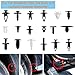 ROLINGER 425PCS Car Retainer Clips Auto Push Pin Rivet Clips Trim Panel Body Plastic Fastener Clips Kit 19 Most Popular Sizes for GM Ford Toyota Honda Chrysler with Plastic Case