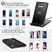 iPhone 8 Wireless Charger, icyber iPhone X Wireless Charger (No AC Adapter), 3-Coil Fast Wireless Charging Pad Stand for Galaxy Note 8/5 S8/S8+/S7/S7+/S6 Edge+, 7.5W for iPhone XS Max/XS/XR/X/8/8 Plus