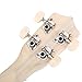 21 inch Ukulele DIY Kit Set, Lindenwood Body Neck Bridge Fretboard Ukulele Crafts for Learning Children's Gift