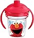 Tervis Sesame Street-Elmo Insulated Tumbler with Wrap and Fire Engine Red Lid, 6 oz My First Sippy Cup, Clear