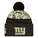New Era Men's NFL New York Giants 16 Salute to Service Knit Hat Camo Size One Size