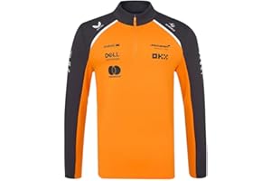 Castore McLaren F1 2025 Team 1/4 Zip Mid Layer