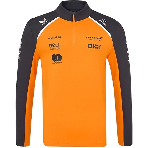 McLaren F1 Women's 2023 Team Quarter Zip Midlayer Jacket at Amazon
