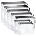 APLANET 14pcs Black Zipper Pouch Zipper File Bags Organizer Folder Mesh File Folders Travel Pouches in 7 Sizes
