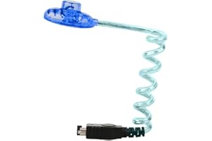 ELICTECH Worm Light for Gameboy Advance Illumination LED Lamps for GBA Console Replacement Screen Light White Plug and Play ABS, Blue