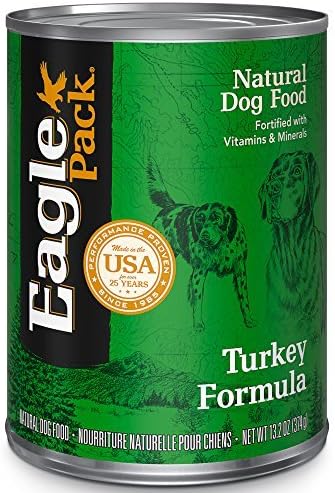 Eagle Pack Turkey Natural Wet Canned Dog Food, 13.2-Ounce Can (Pack of 12) by Eagle Pack Natural Pet Food