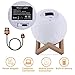 Moon Lamp, Slopehill 3D Moon Light Lamps LED 3 Colors Tapping Control with USB Charging, Home Decorative Lights Baby Lamp Best Gift for Kids Lover Birthday Christmas Gifts(5.9 Inch)