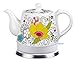 FixtureDisplays® Teapot, Ceramic, Teamaker, Large Yellow Flower 12039