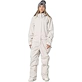 YEEFINE Women's Ski Suit One Piece Snowsuits Jumpsuits Winter Waterproof Snowboard Suits