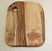 Large Handmade Square Ambrosia Maple Wood Cutting Board with Handle, All Natural Food Serving Board Solid Wood Charcuterie Board