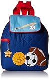 Stephen Joseph Quilted Backpack, Blue Sports